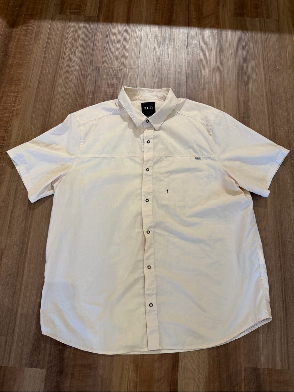 5.11 Tactical Short Sleeve Button Down Shirt Tan XL